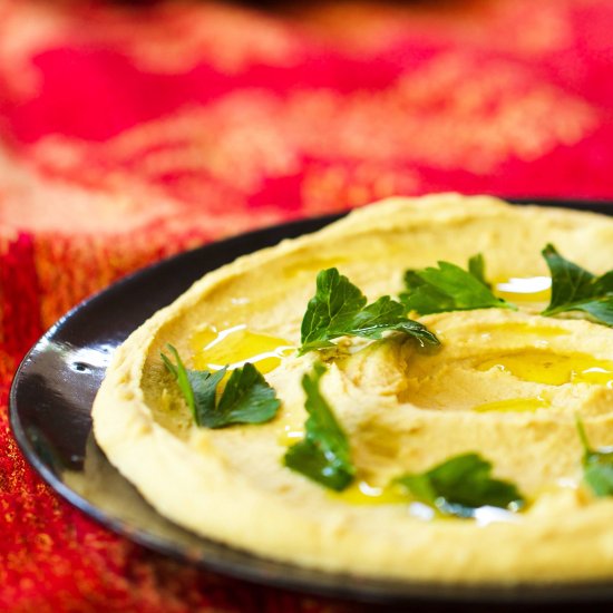 Orange and Garlic Hummus