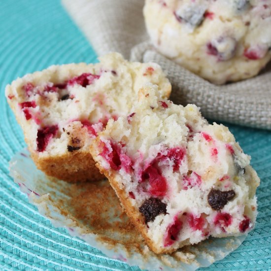 Cranberry Chocolate Chip Muffins