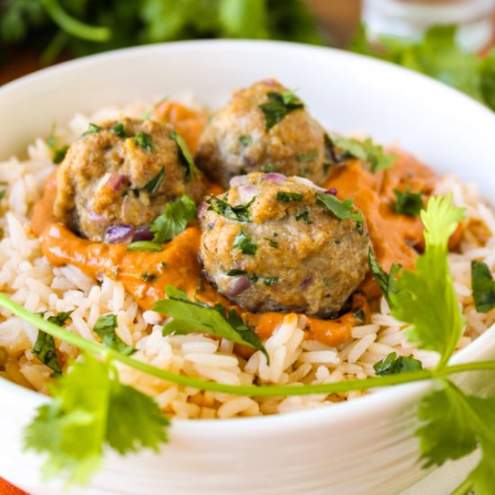 Chicken Tikka Masala Meatballs