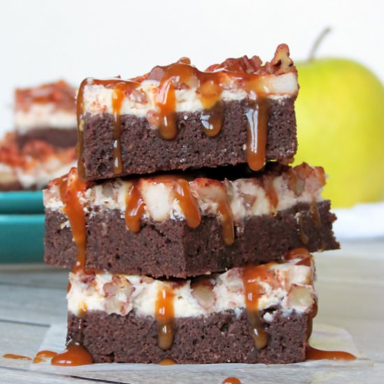 Apple Cheesecake Brownies