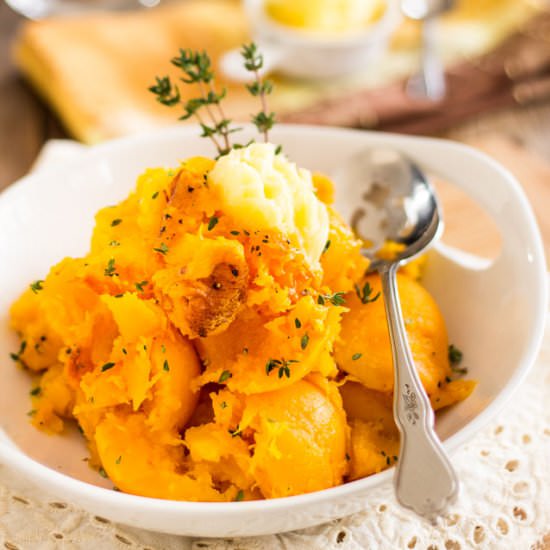 Oven roasted butternut squash