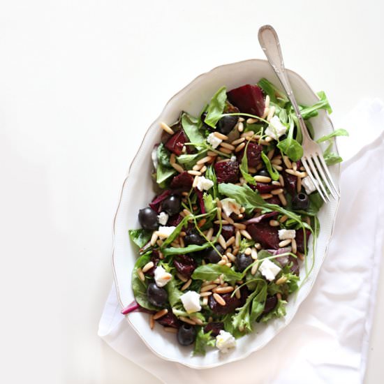 Beetroot Salad with Goat Cheese