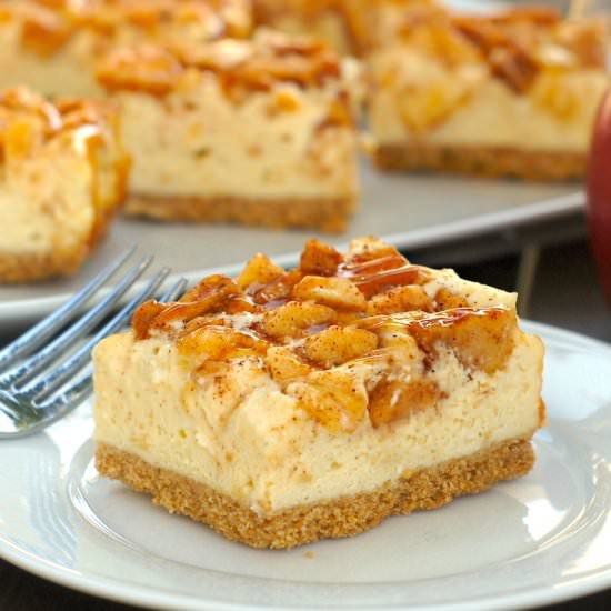 Caramel-Apple Cheesecake Bars