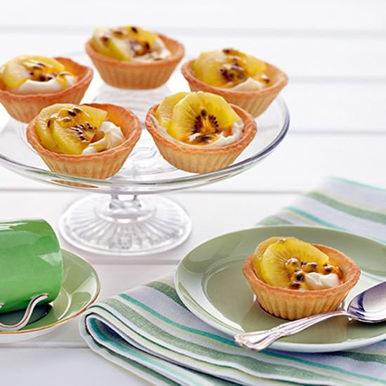 Lemon and Passionfruit Tartlets