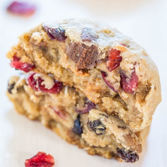 Trail Mix Protein Bar Cookies