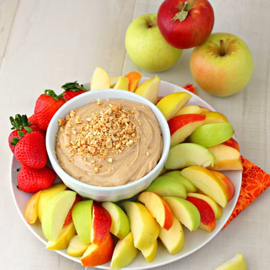 Peanut Butter and Maple Apple Dip