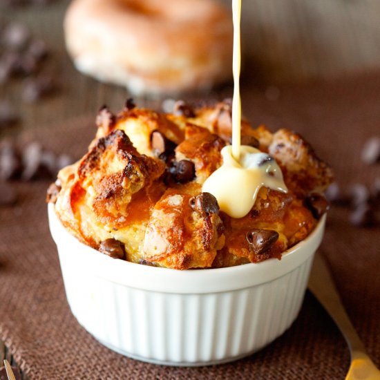 Glazed Donut Bread Pudding