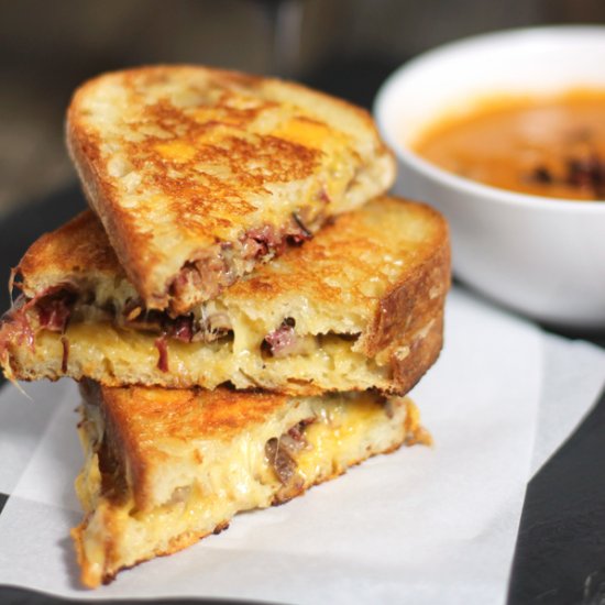 Smoked Brisket Grilled Cheese