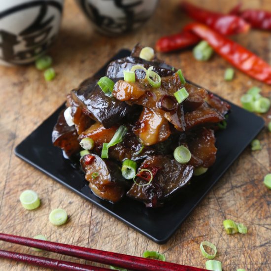 Sauteed Eggplant with Miso Sauce