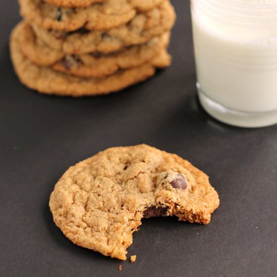 Chewy Chocolate Chip Granola Cookie