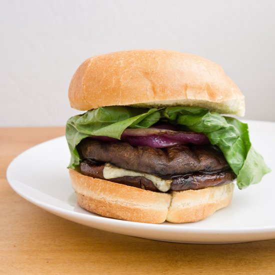 Portobello Mushroom Veggie Burgers