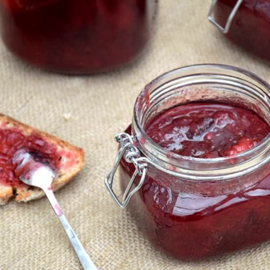 Plum & Apple Jam [vegan]