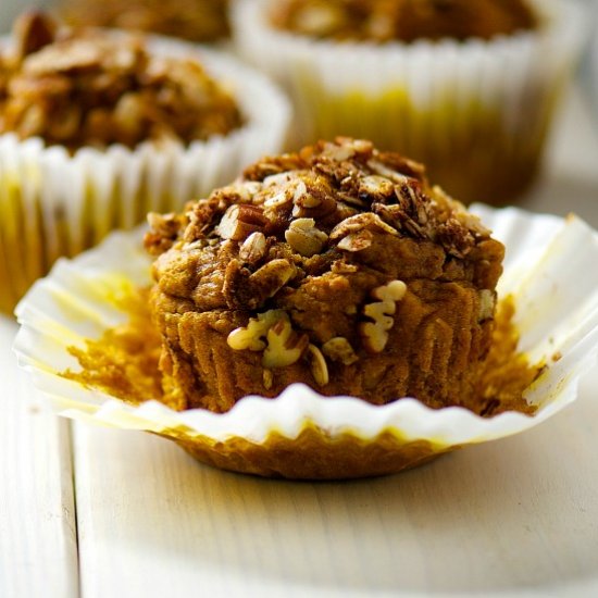 Peanut Butter Pumpkin Muffins