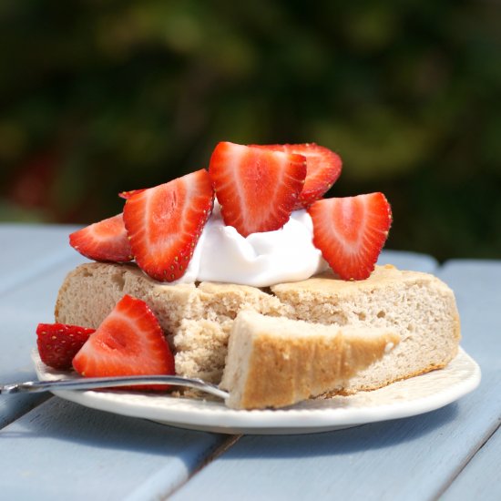 Strawberry Shortcake Breakfast Bake