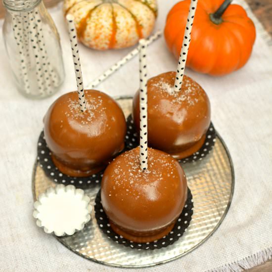 Salted Caramel Apples