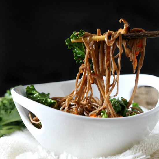 20 Minute Spicy Soba Noodles