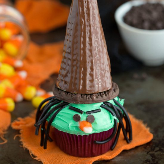 Triple Chocolate witch Cupcakes