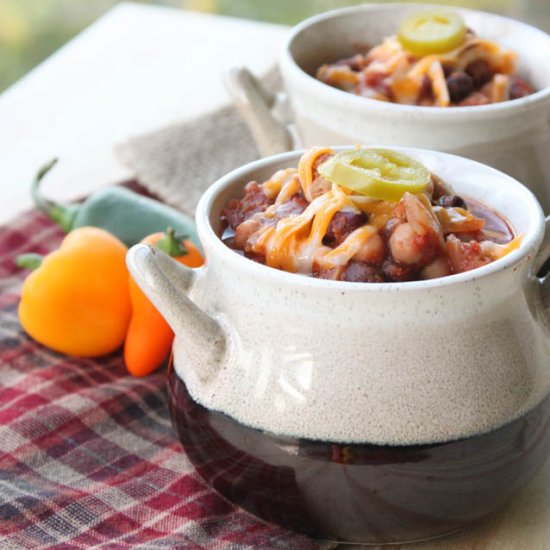 Slow Cooker Turkey Chili