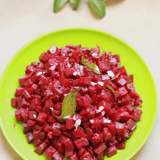 Beetroot Stir Fry