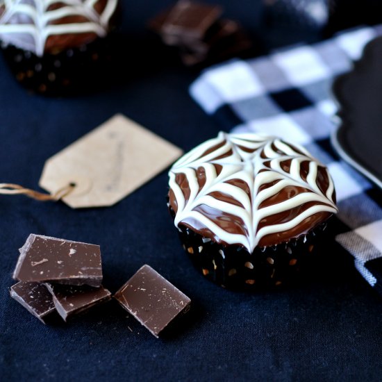 Spiderweb Cupcakes