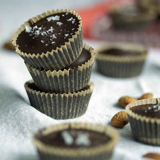 Dark Chocolate Almond Butter Cups