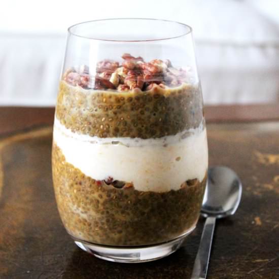 Pumpkin Chia Pudding Parfait