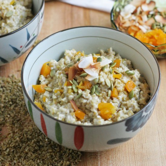 Freekeh Breakfast Bowl