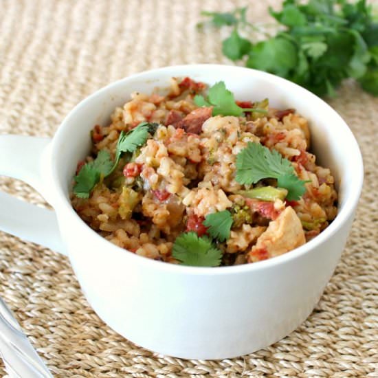 Cheesy Chicken Broccoli Rice