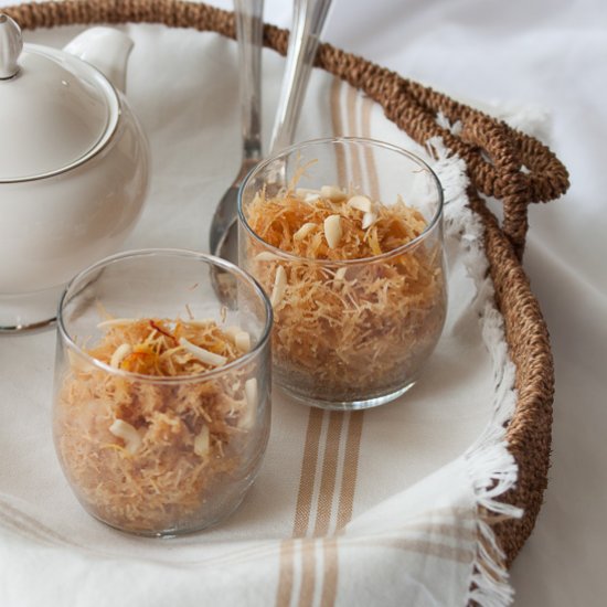 Saffron Vermicelli Dessert