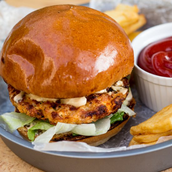 buffalo chicken burgers