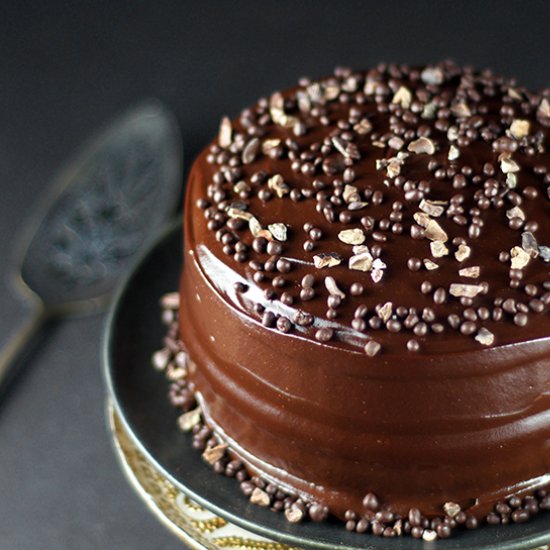 Chocolate Frosted Sweet Potato Cake