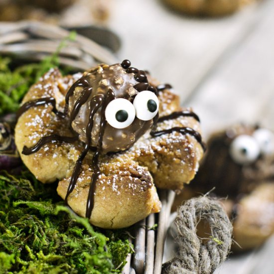 Spider peanut butter cookies