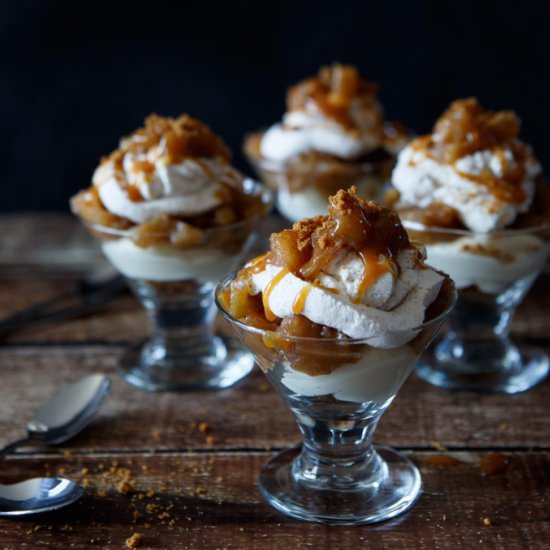 Caramel Apple Cheesecake Trifle