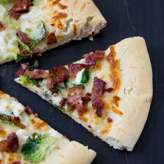 Bacon and Brussels Sprout Pizza