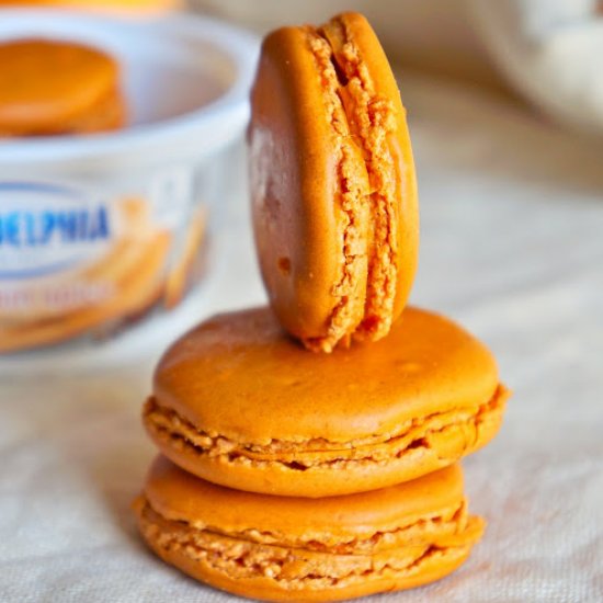 Pumpkin Spice Macarons