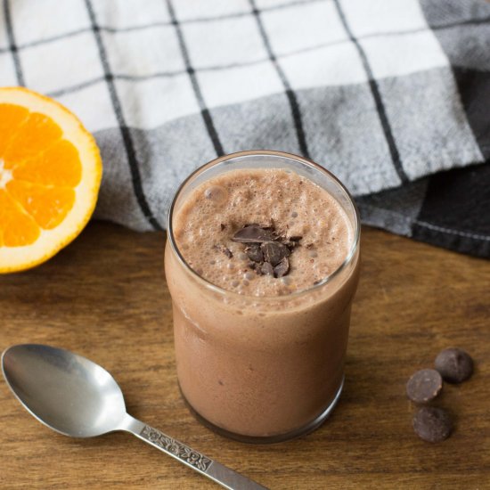 Chocolate Chip Orange Smoothie