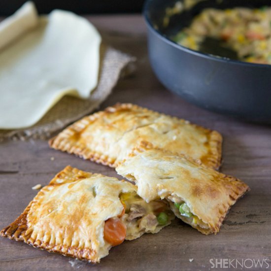 Chicken Pot Pie in a Hot Pocket