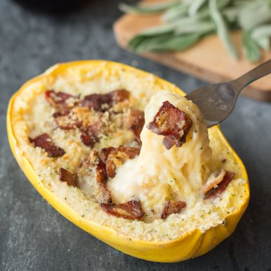 Spaghetti Squash Mac and Cheese