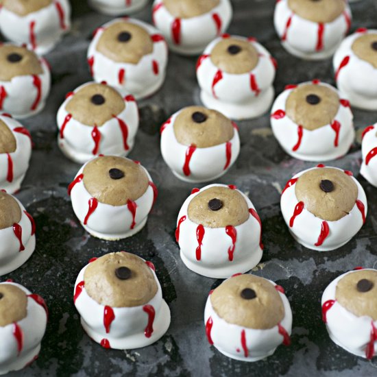 Peanut Butter & Chocolate Eyeballs