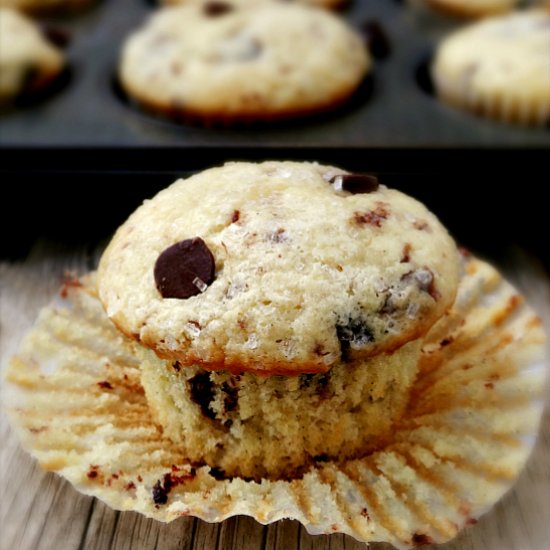 Chocolate Chip Sour Cream Muffins