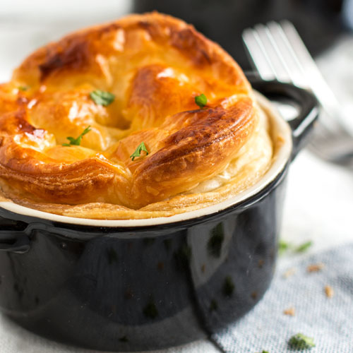 Chicken and Mushroom Pot Pies