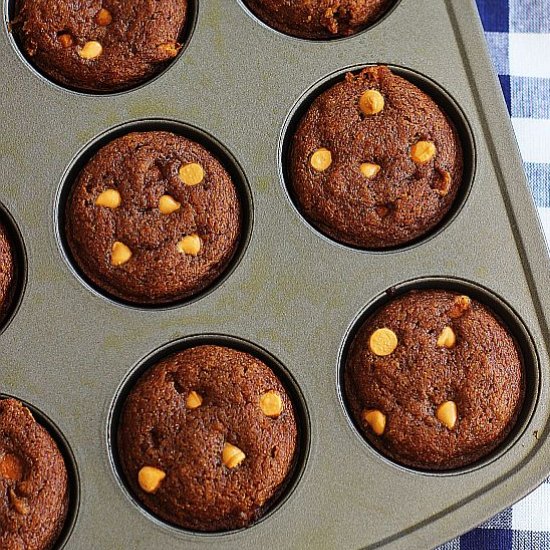 Pumpkin Honey Butterscotch Muffins