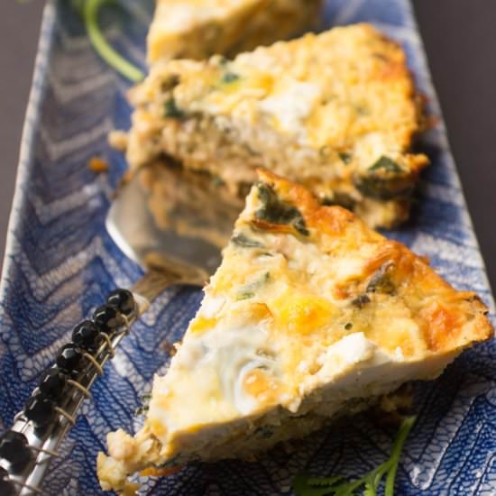 Butternut Sausage Kale Frittata