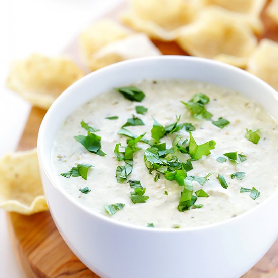 2-Ingredient Easy Queso Dip