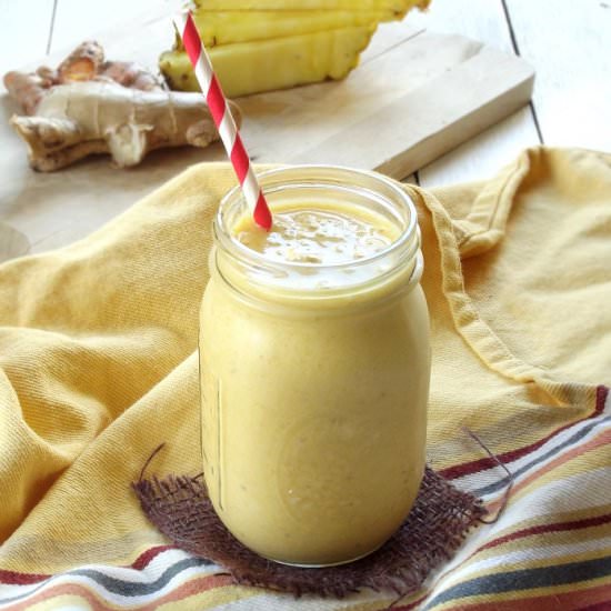 Turmeric Ginger Colada Smoothie