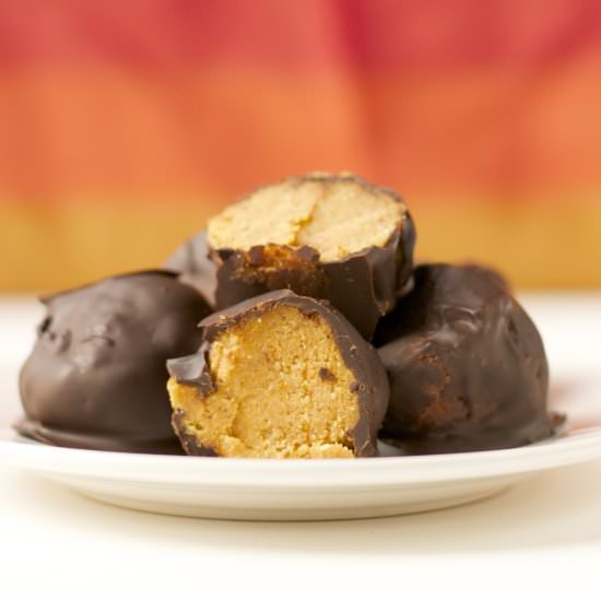 Healthy Pumpkin Protein Truffles