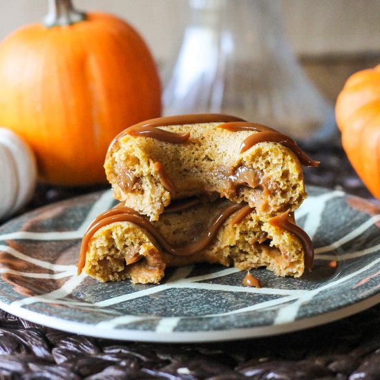 Pumpkin Dulce de Leche Doughnuts