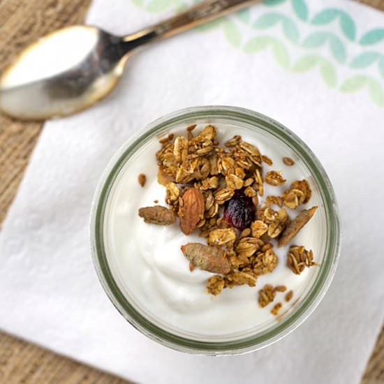 Homemade Pumpkin Granola Mix