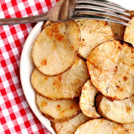 Grilled Potato Slices