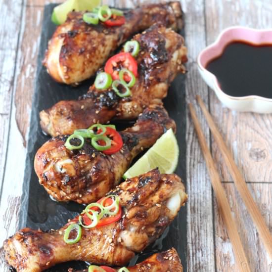 Sweet & Sticky Chicken Drumsticks